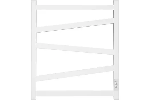 Полотенцесушитель электрический Point Феникс PN15856W П5 500x600, диммер справа, белый