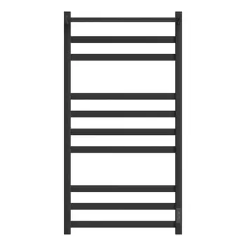 Полотенцесушитель электрический Point Меркурий PN83850PB П9 500x1000 с полкой, диммер справа, черный