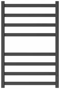 Полотенцесушитель электрический Point Меркурий PN83858B П8 500x800, диммер справа, черный