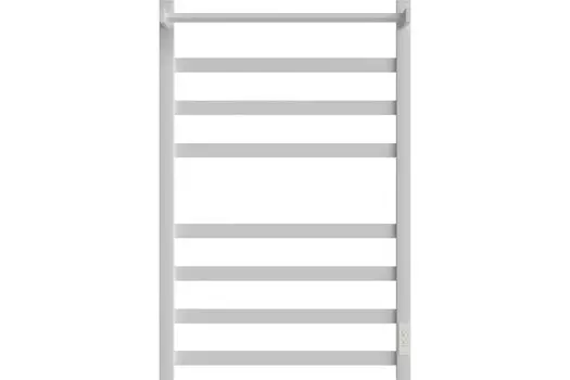 Полотенцесушитель электрический Point Меркурий PN83858PW П7 500x800 с полкой, диммер справа, белый