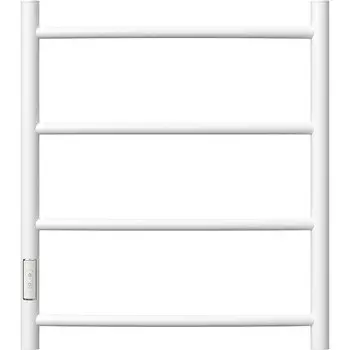 Полотенцесушитель электрический Point PN04756W П4 500x600 диммер слева, белый