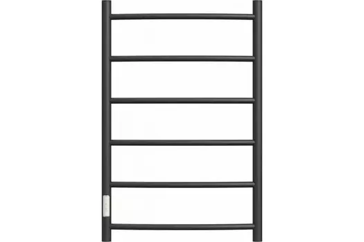 Полотенцесушитель электрический Point PN04758B П6 500x800 диммер слева, черный