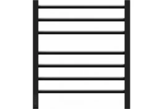 Полотенцесушитель электрический Point PN70756B П7 500x600мм, диммер слева, черный