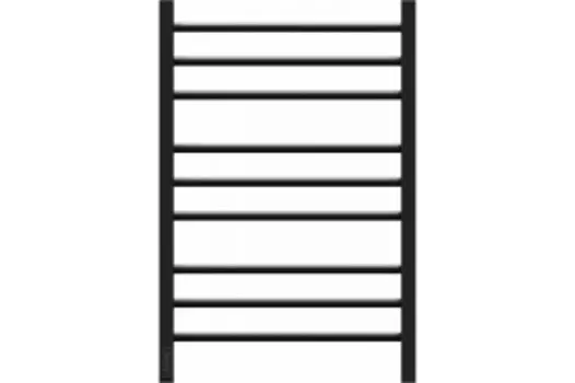 Полотенцесушитель электрический Point PN70758B П9 500x800мм, диммер слева, черный