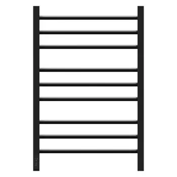 Полотенцесушитель электрический Point Веста PN70858B П9 500x800, диммер справа, черный