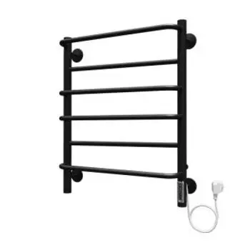 Полотенцесушитель электрический Terminus Евромикс П6 450x650 черный (RAL 9005 матовый)