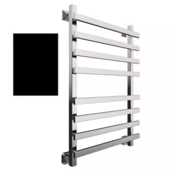 Полотенцесушитель водяной Двин N Plaza 80/50 (К3 Квадрат Черный матовый)