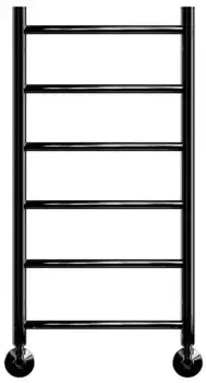 Полотенцесушитель водяной Point Афина PN04158B П6 500x800, черный