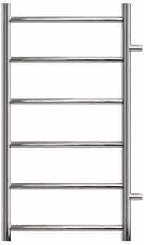 Полотенцесушитель водяной Point Афина PN04558B П6 500x800 с боковым подключением 500, черный