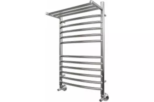 Полотенцесушитель водяной Point PN05148SP П11 400x800 с полкой хром