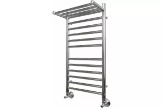 Полотенцесушитель водяной Point PN10148SP П11 400x800 с полкой хром