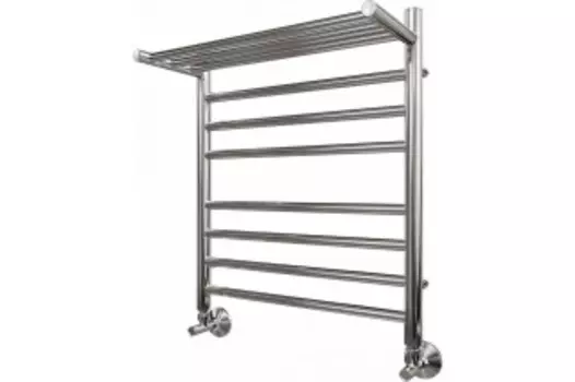 Полотенцесушитель водяной Point PN10156SP П7 500x600 с полкой хром