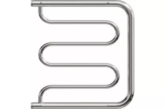 Полотенцесушитель водяной Point PN25555P 500x500 Фокстрот с полкой, хром