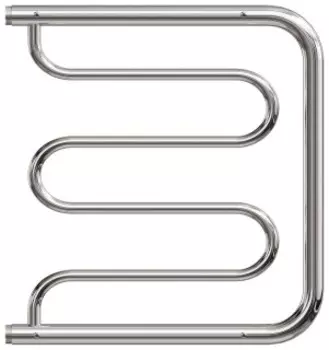 Полотенцесушитель водяной Point PN25556P 500x600 Фокстрот с полкой, хром