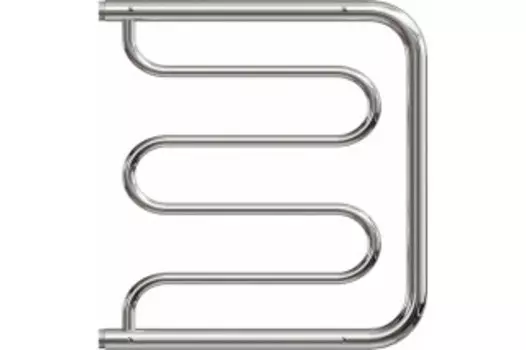 Полотенцесушитель водяной Point PN25557P 500x700 Фокстрот с полкой, хром