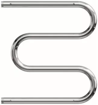 Полотенцесушитель водяной Point PN38557P 500x700 М-образный с полкой, хром