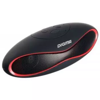 Портативная акустика Digma S-10 черный (SP103B)