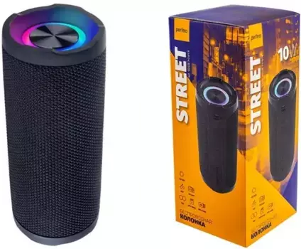 Портативная акустика Perfeo STREET черный (PF-D0339)