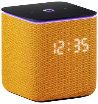 Портативная акустика Яндекс Станция Миди с Алисой, с Zigbee оранжевый (YNDX-00054ORG)