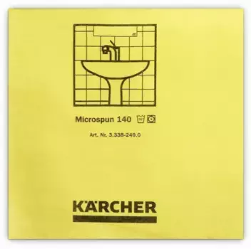 Протирочный материал Karcher Салфетка из микроволокна MICROSPUN, желтая (3.338-249.0)