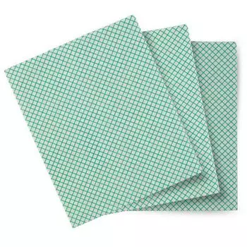 Протирочный материал TTS BASIC-T TCH603049 бело-зеленая (200 шт)