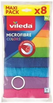 Протирочный материал Vileda Колорс из микрофибры 8шт (151501)