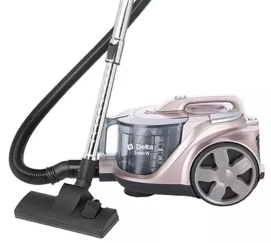 Пылесос DELTA DL-0853 бежево-розовый