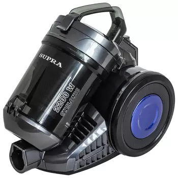 Пылесос Supra VCS-2410 черный/синий