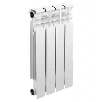 Радиатор отопления Aquaprom AL 350/80 A52 4 секции (синий кв.)