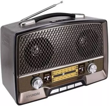 Радиоприёмник Hyundai H-PSR156 коричневый
