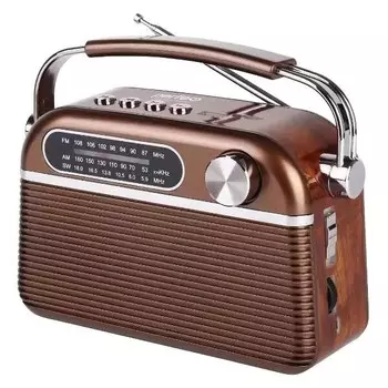 Радиоприёмник Perfeo Юность I30BL коричневый (PF-D0560)