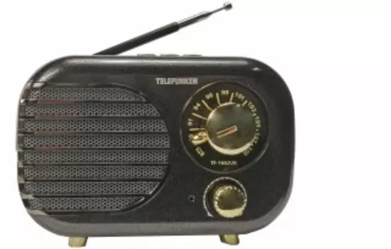 Радиоприёмник Telefunken TF-1682B черный/золотистый