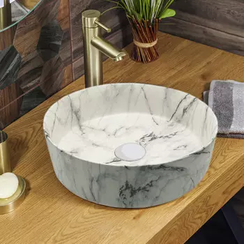 Раковина для ванной Azario AZ-3134 ST матовый мраморный