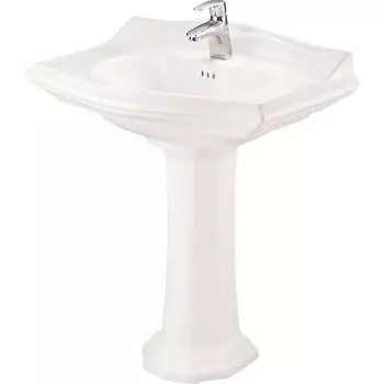 Раковина для ванной Creo Ceramique DIJON с пьедесталом 750*550*905мм (DI3000+DI3010)