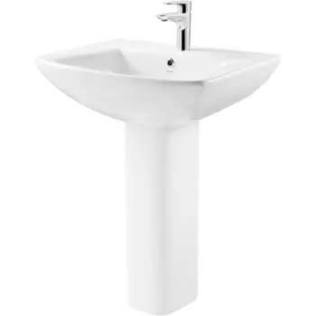 Раковина для ванной Creo Ceramique TOURS 600*500*830мм с пьедесталом (TO3000N+T03010N)