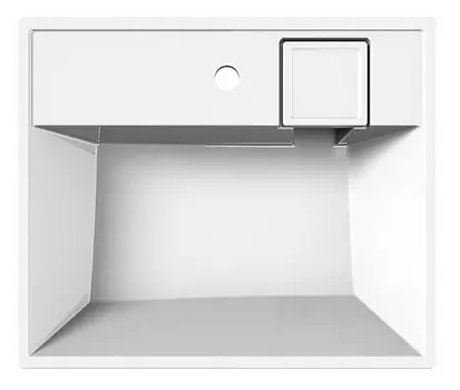 Раковина для ванной Paola Juno 500 белый над стиральной машиной