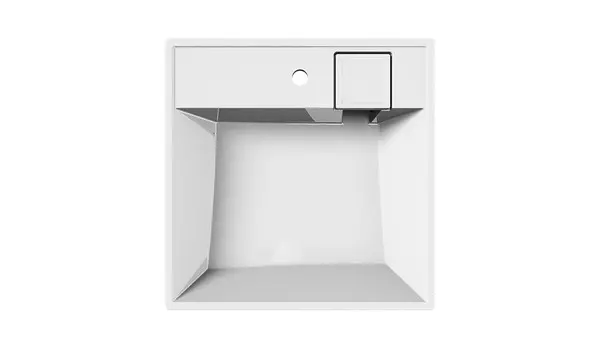 Раковина для ванной Paola Juno 600 белый над стиральной машиной