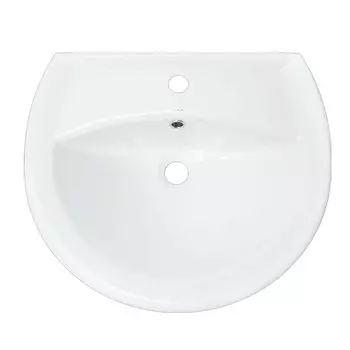 Раковина для ванной Sanita Аттика 55 с хромированным обрамлением (ATC55SAWB01/ WB.PD/Attica/55-C/WHT.G/S1)