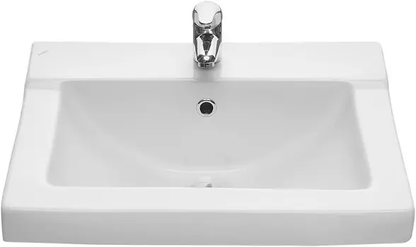 Раковина для ванной Santeri Орион с отв. с переливом (хром. кольцо) (1.3110.8.S00.11B.0)