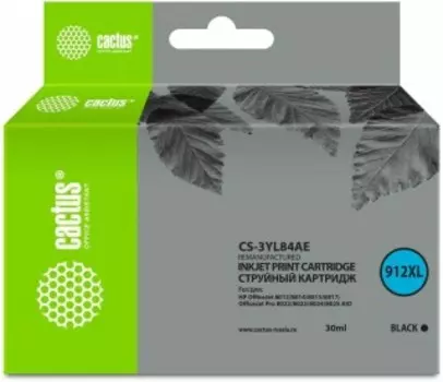 Картридж Cactus 912XL CS-3YL84AE черный