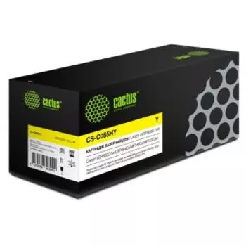 Картридж Cactus CS-C055HY желтый
