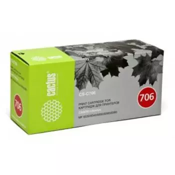 Расходный материал для печати Cactus CS-C706 черный (Картридж)