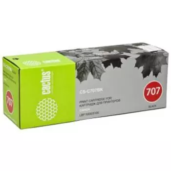 Картридж Cactus CS-C707BK черный (Картридж)
