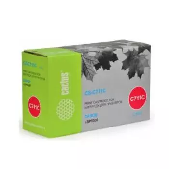 Картридж Cactus CS-C711C голубой (Картридж)