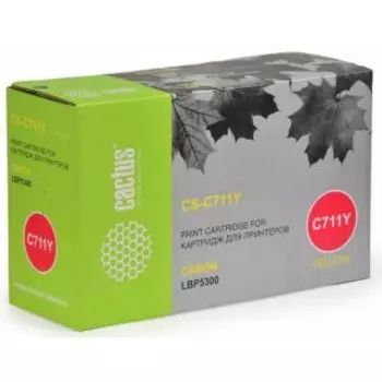 Картридж Cactus CS-C711Y желтый (Картридж)