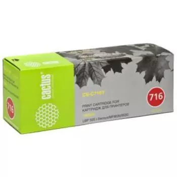 Картридж Cactus CS-C716Y желтый