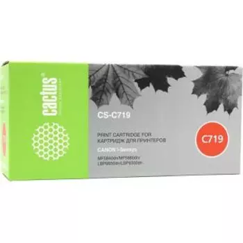 Картридж Cactus CS-C719 черный