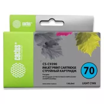 Картридж Cactus CS-C9390 светло-голубой N70