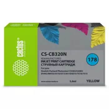 Расходный материал для печати Cactus CS-CB320N(CS-CB320) желтый N178