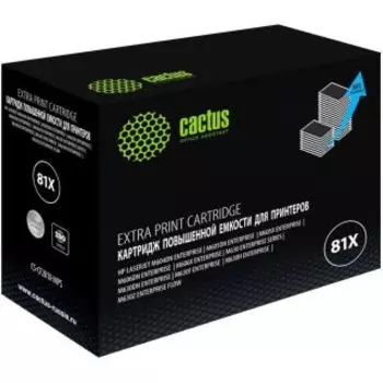 Картридж Cactus CS-CF281X-MPS черный